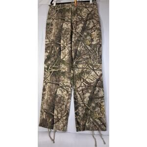 Cabela's Zonz Camo Cargo Mens 36x32 Pants Hunting Tactical Woodland Outdoor Work